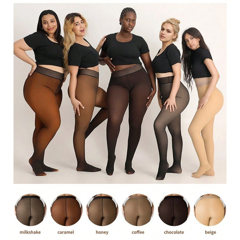 🔥Hot Sale 50% OFF!!⚡50K+ SOLD!❄️One-Seam The-original Magic Fleece Lined Leggings✨