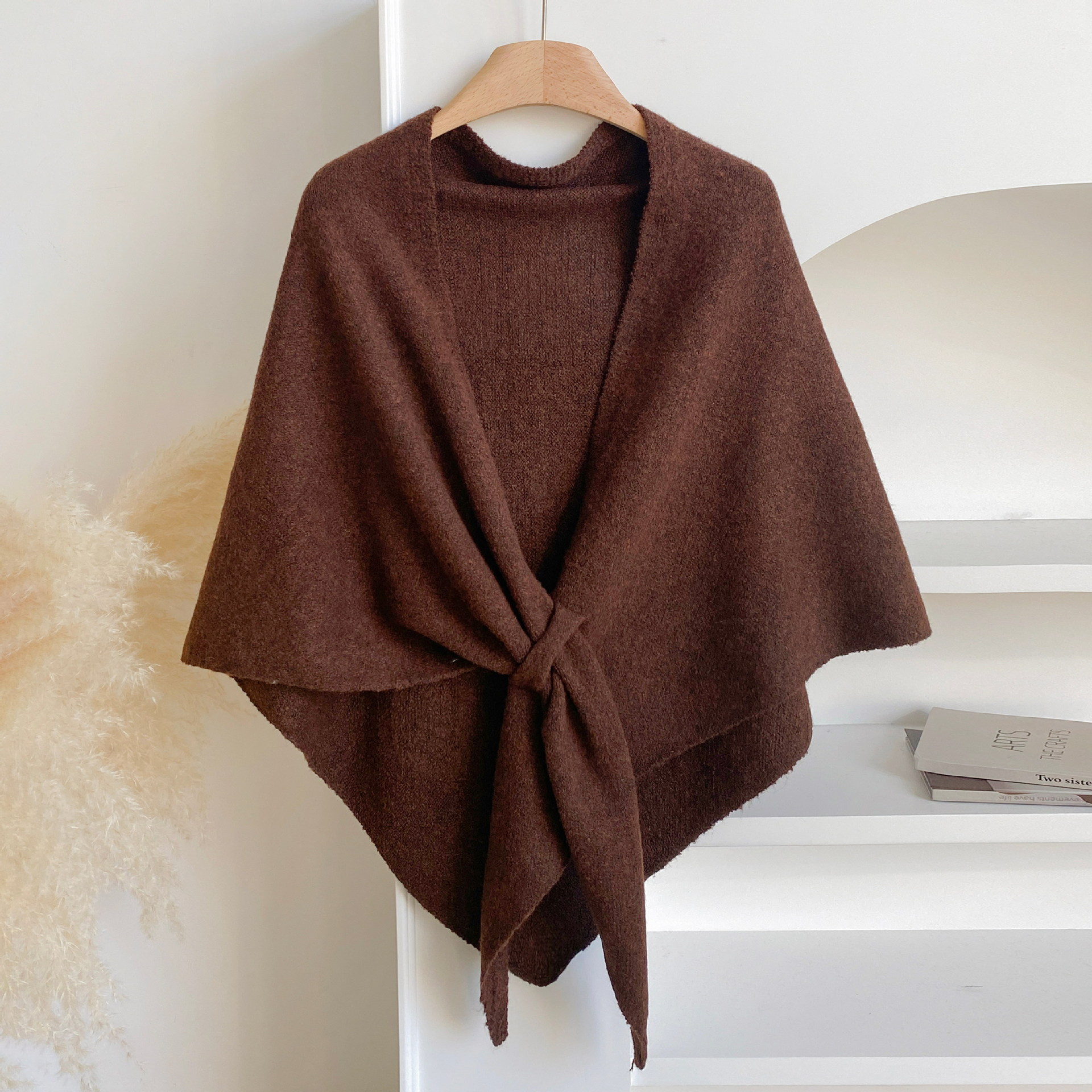 🥳2026 HOT SALE💞50K+ SOLD!🍂Women's Solid Color Shawl for All Seasons🍁 