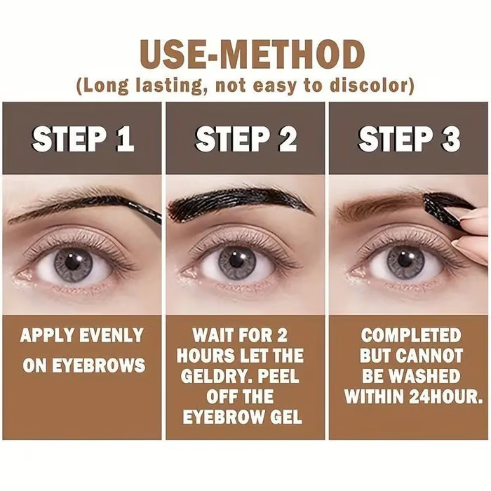 💖 Achieve Flawless Skin 49% OFF – Easy Peel-Off Eyebrow Gel