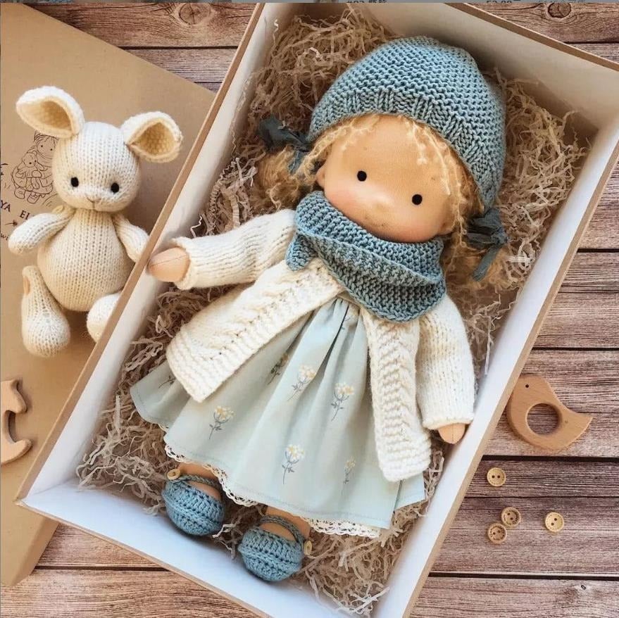 🎁The Best Gift for Kids-Handmade Waldorf Doll👧