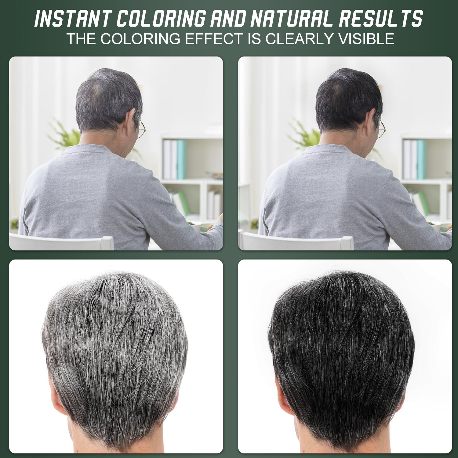 Fruit Hair Dye Cream Covers Gray & Nourishes