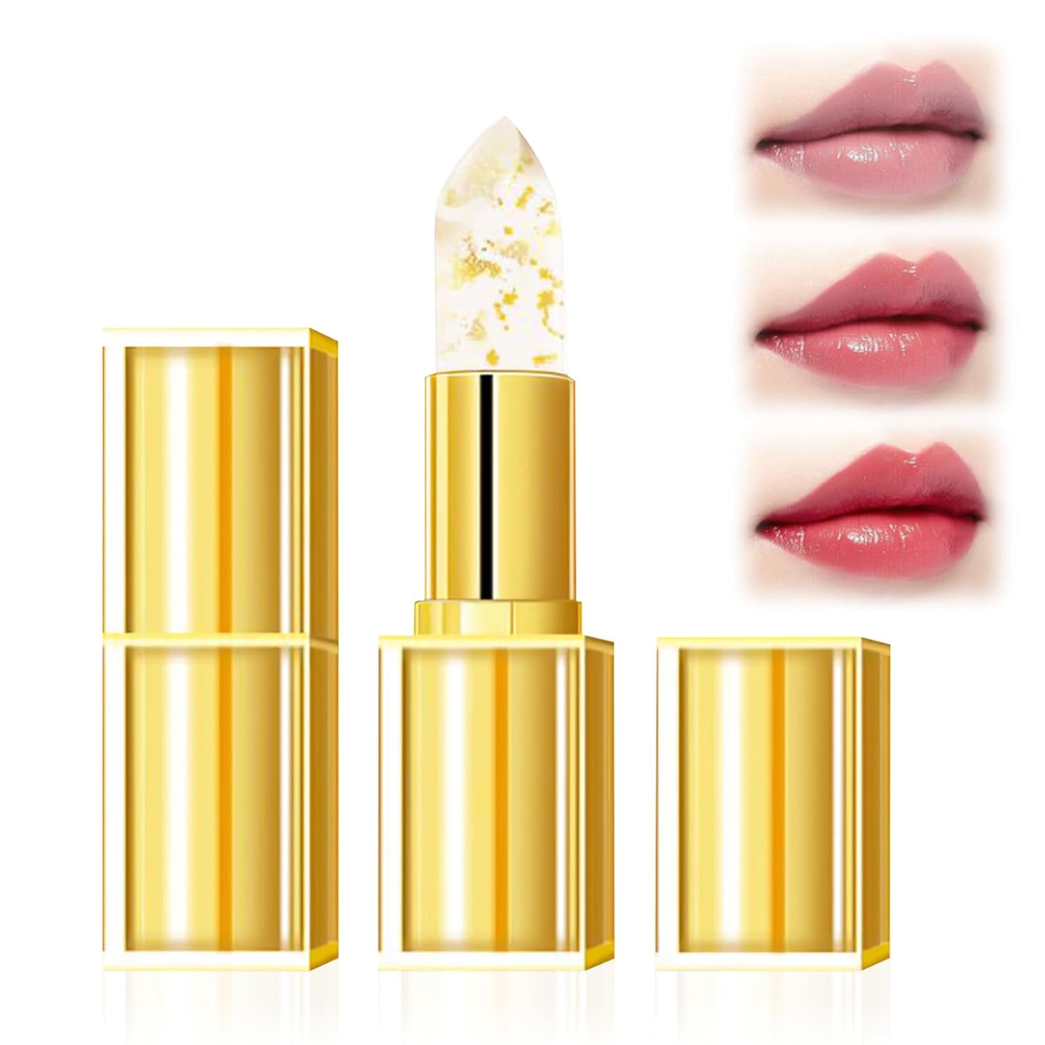 ✨Transferproof Color-Changing Lipstick💄 Crystal clear Color Alchemy 💋 Auto-Tints on Contact!