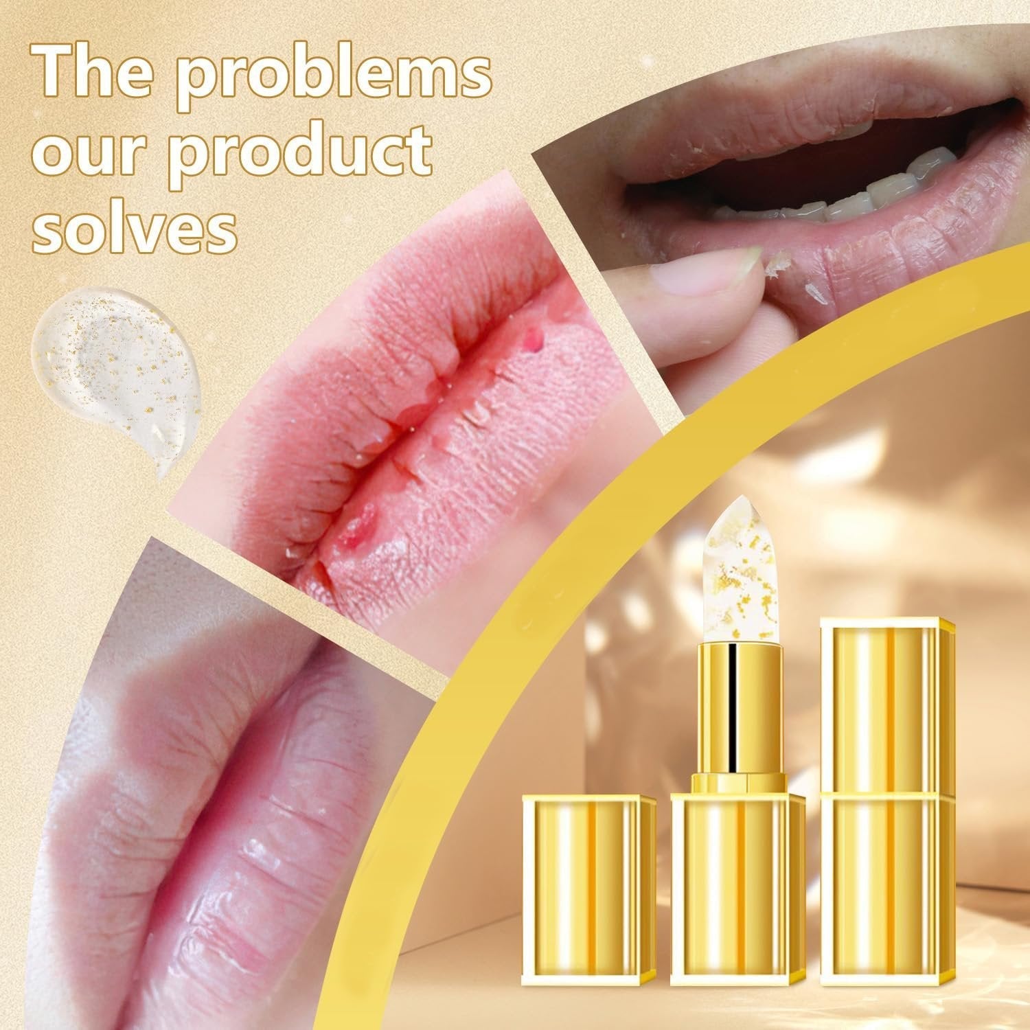 ✨Transferproof Color-Changing Lipstick💄 Crystal clear Color Alchemy 💋 Auto-Tints on Contact!