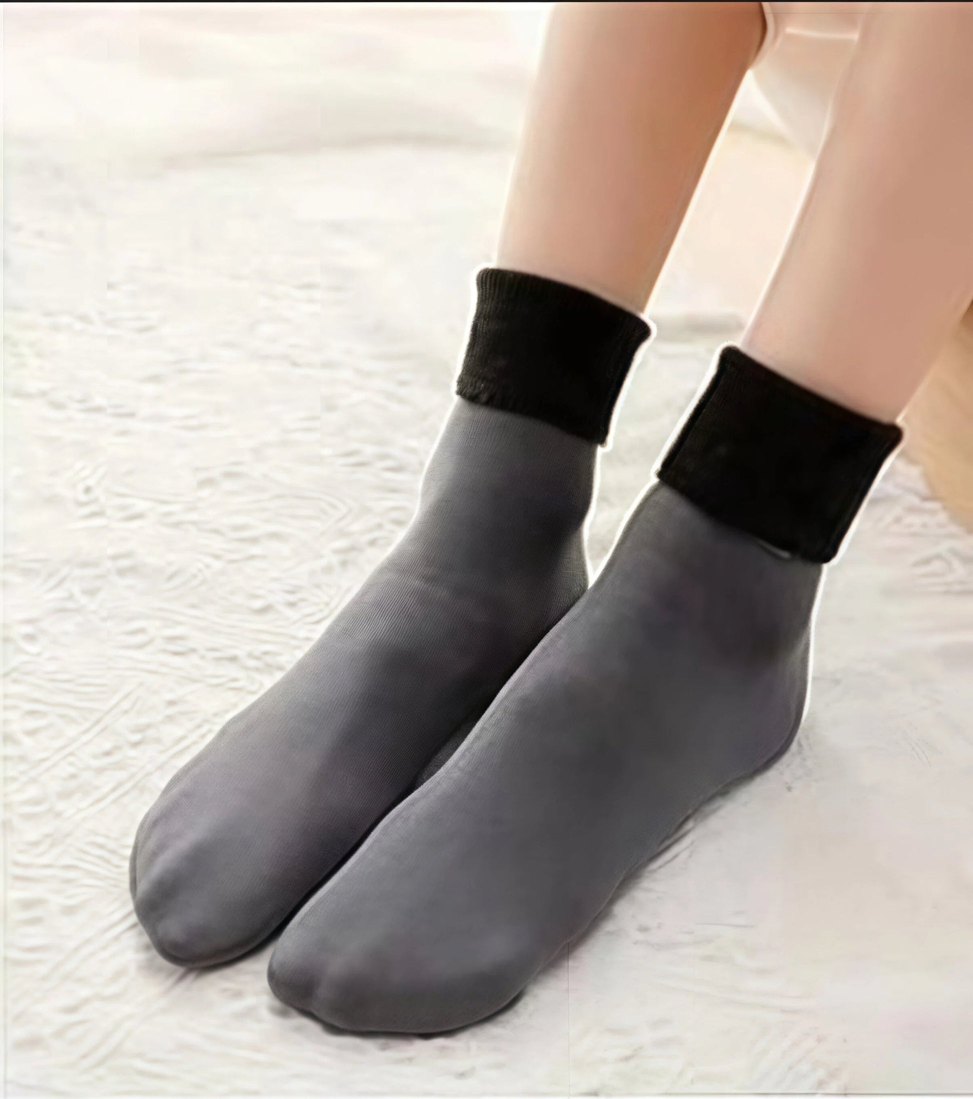 ✝️ LIMITED‑TIME 50% OFF! ✨5 pairs of thick fleece-lined, warm, snow socks