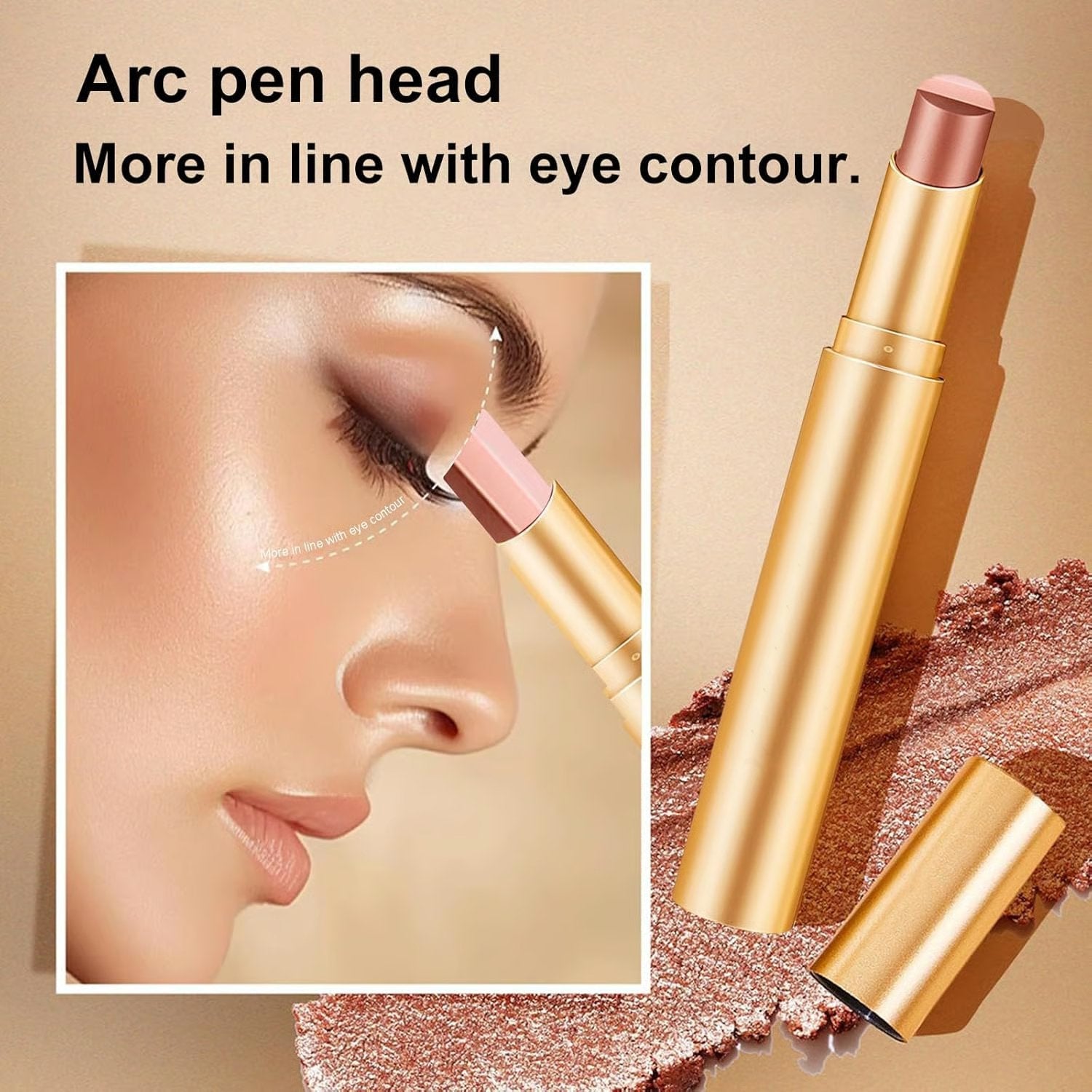 ✝️ LIMITED‑TIME 50% OFF! ✨3 Shade Cream Eyeshadow Stick | Smooth & Blendable 
