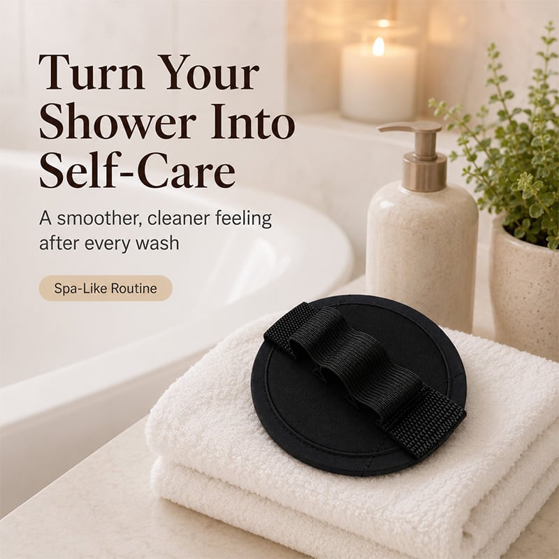 🎄 LIMITED‑TIME 50% OFF! 💖Soft Rubber Exfoliating Shower Glove 💕Buy 1 get 1 free💕
