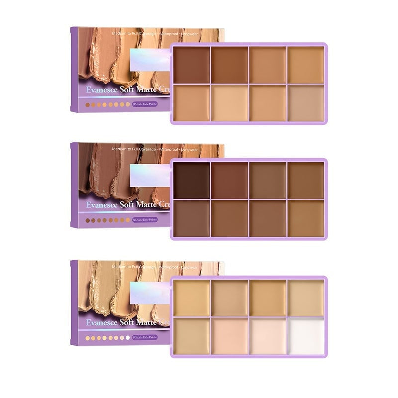 🎄 LIMITED‑TIME 50% OFF! 💖8-Color Matte Concealer Palette