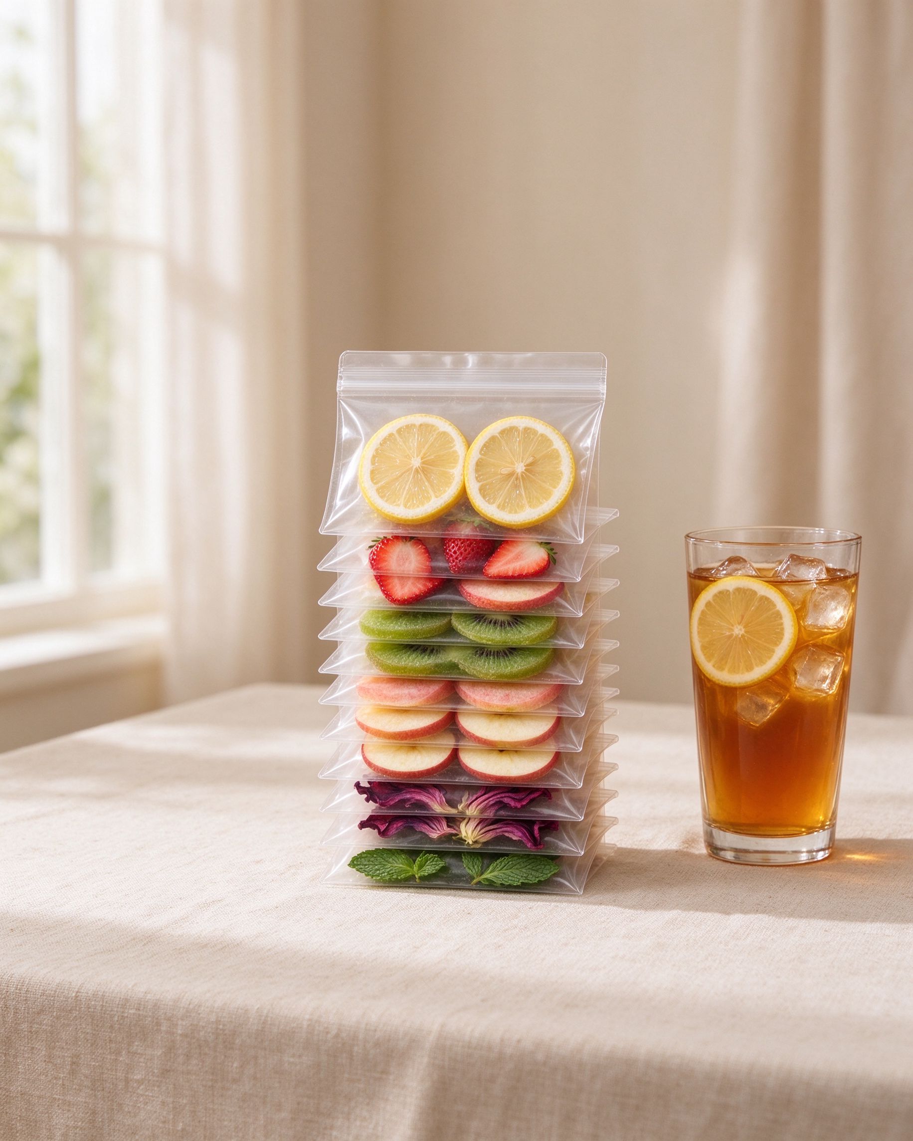 Real Fruit Cold Brew Tea Variety Pack (15 Sachets)