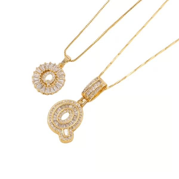 🎄 LIMITED‑TIME 50% OFF! 💖2 Pack - Initial Letter Pendant Necklaces