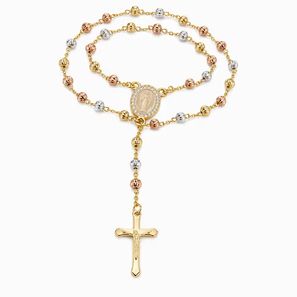✝️ LIMITED‑TIME 50% OFF! ✨ Retro Gold Tone Virgin Mary Crucifix Necklace – Vintage, Elegant, Daily‑wear 💛