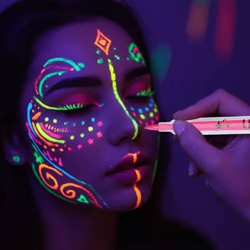 🥳2026 HOT SALE💞50K+ SOLD!🎁UV Glow Face and Body Paint Markers Set