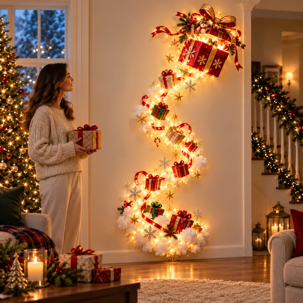 ✨ Christmas Magic Trail Wall Light - A Little Christmas Magic, Right on Your Wall