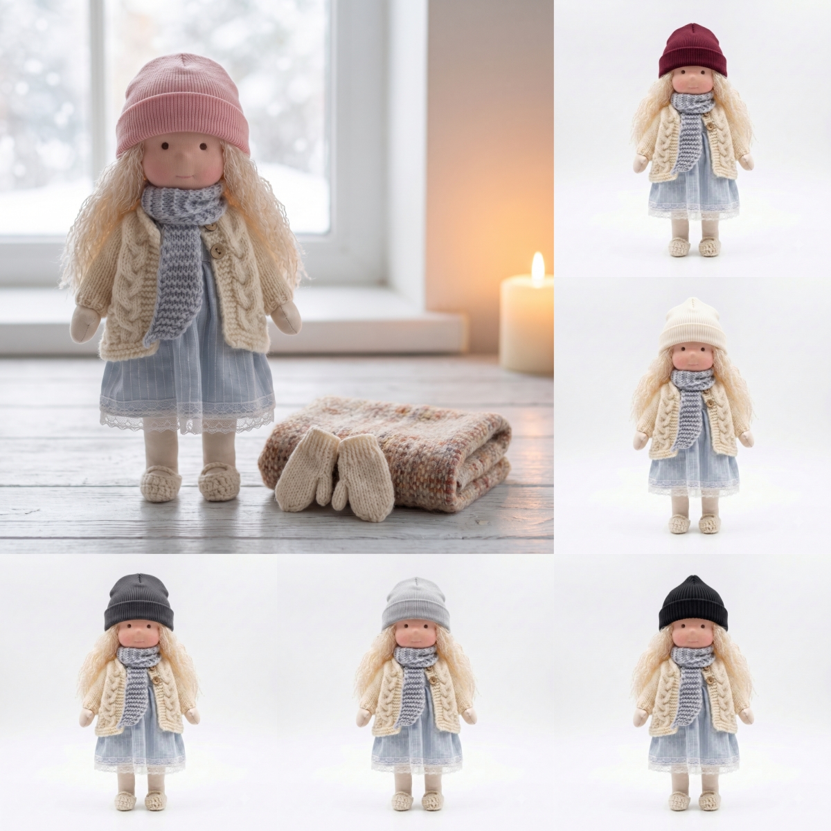 2026 New Arrival Waldorf Art Doll | Mix & Match Hats