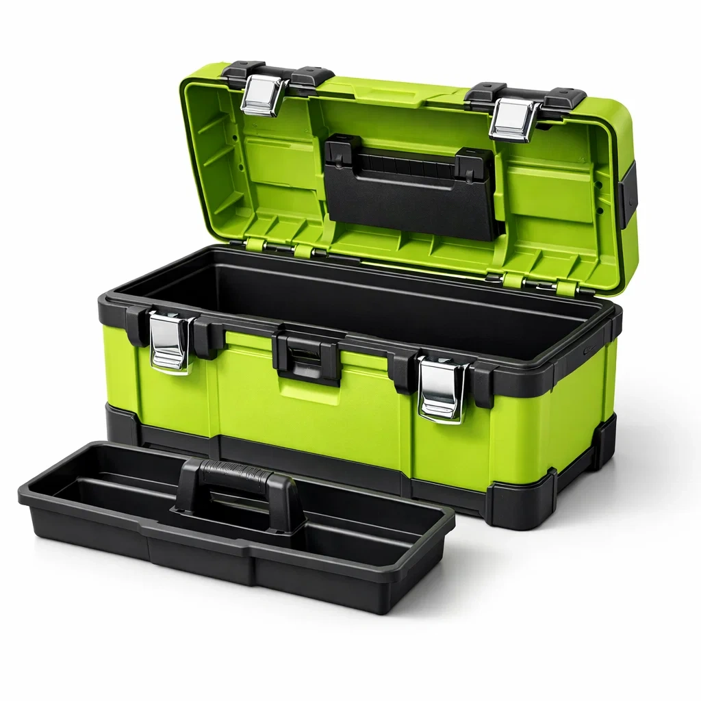 Boîte à outils en plastique avec plateau amovible 45 cm-homeurbania