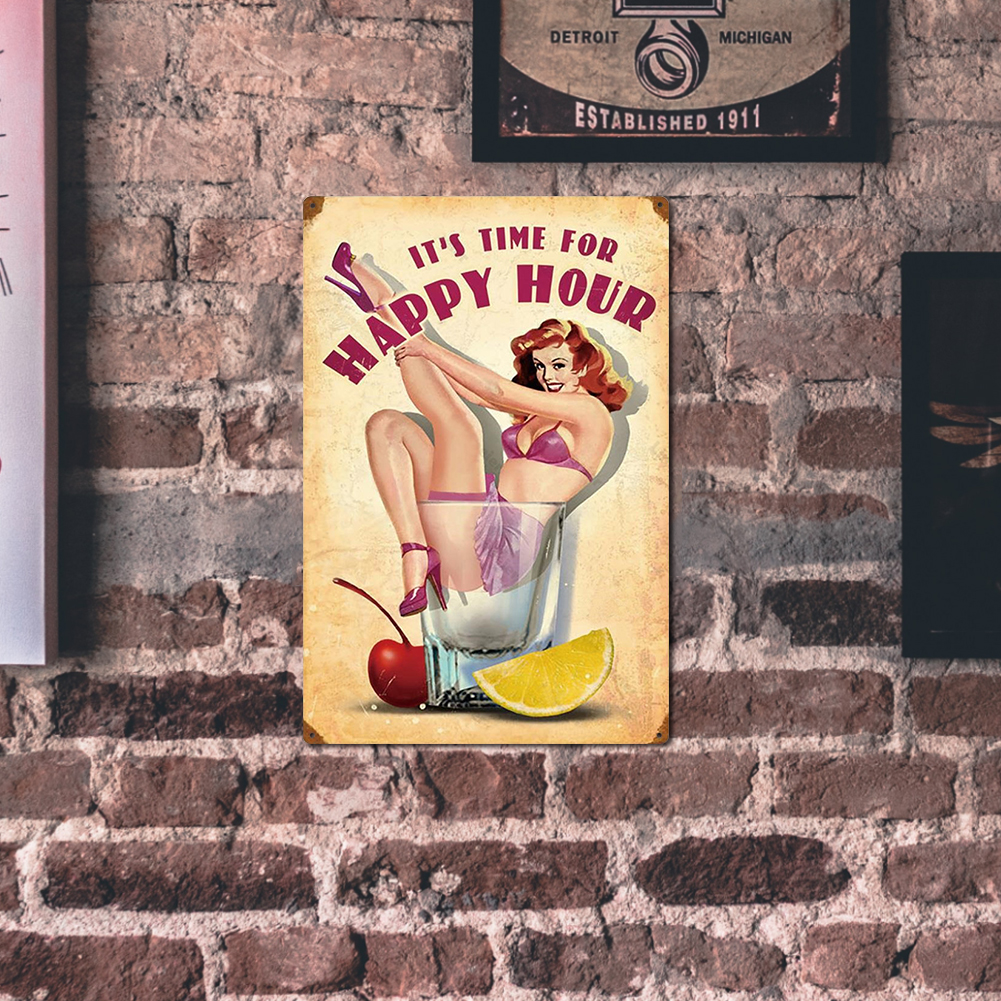 Sexy Lady - Vintage Metal Signs(8*12Inch/12*16Inch) - Bar