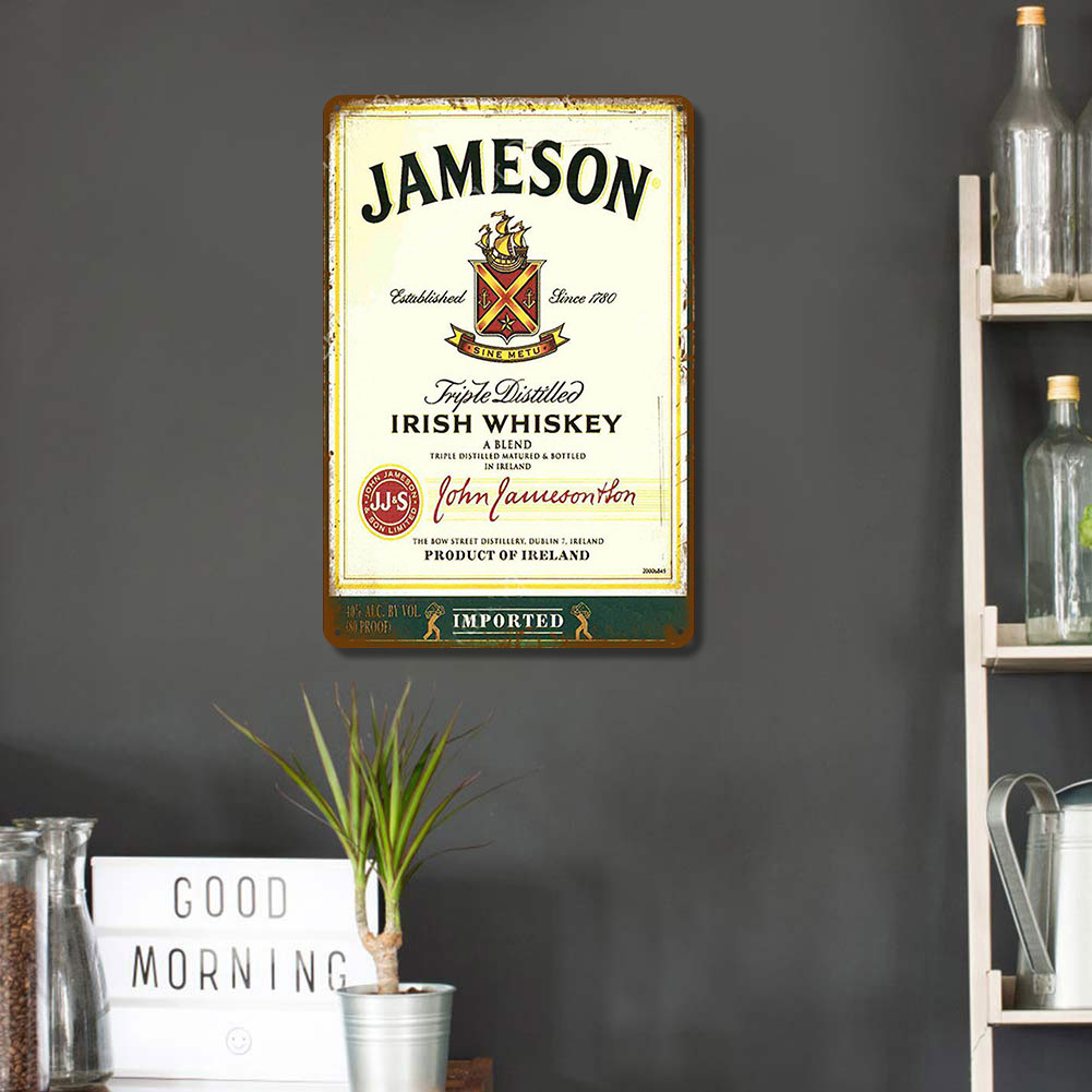 Jameson Irish Whiskey - Metal Tin Signs(8*12Inch/12*16Inch) - Bar
