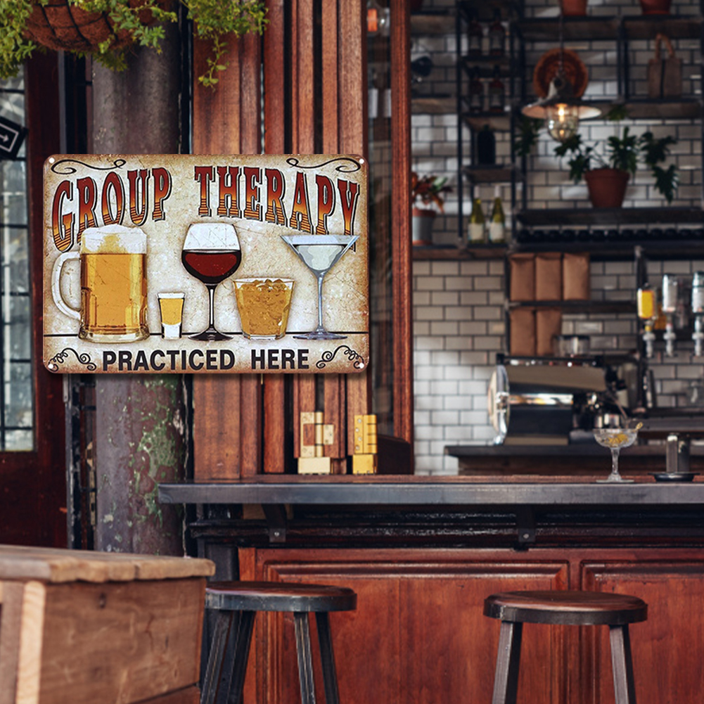 Liquor - Metal Tin Signs(8*12Inch/12*16Inch) - Bar