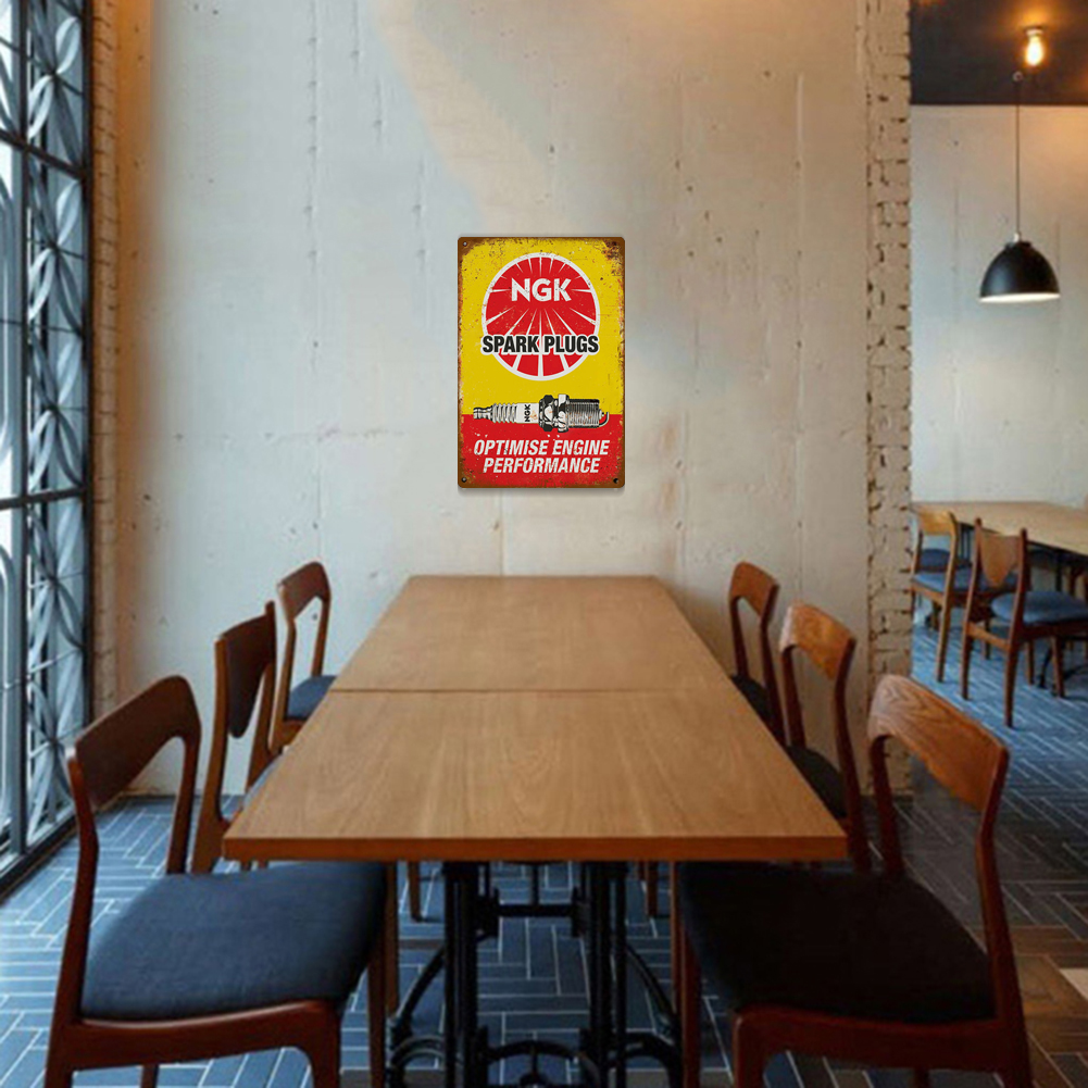 NGK Spark Plugs - Vintage Metal Signs(8*12Inch) - Service