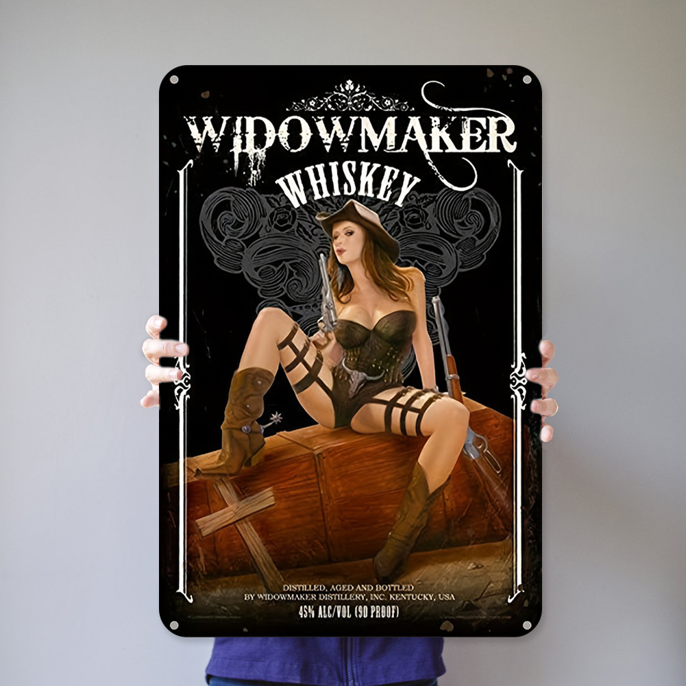 Widowmaker Whiskey - Metal Tin Signs(8*12Inch/12*16Inch) - Bar