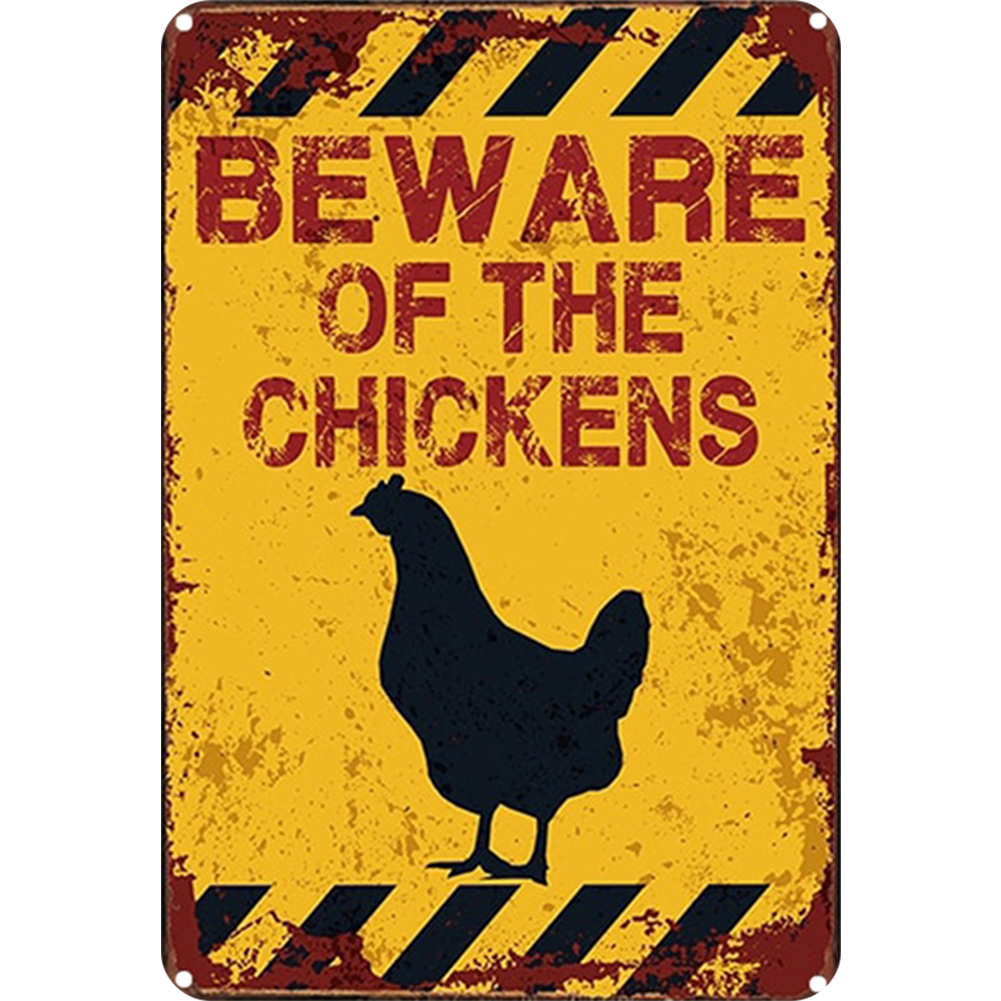 Chicken - Metal Tin Signs(8*12Inch/12*16Inch) - Animal