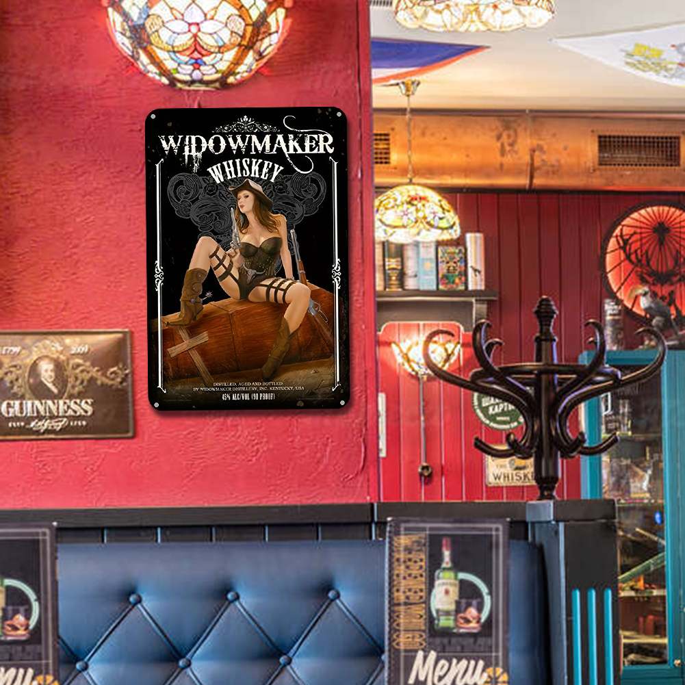Widowmaker Whiskey - Metal Tin Signs(8*12Inch/12*16Inch) - Bar
