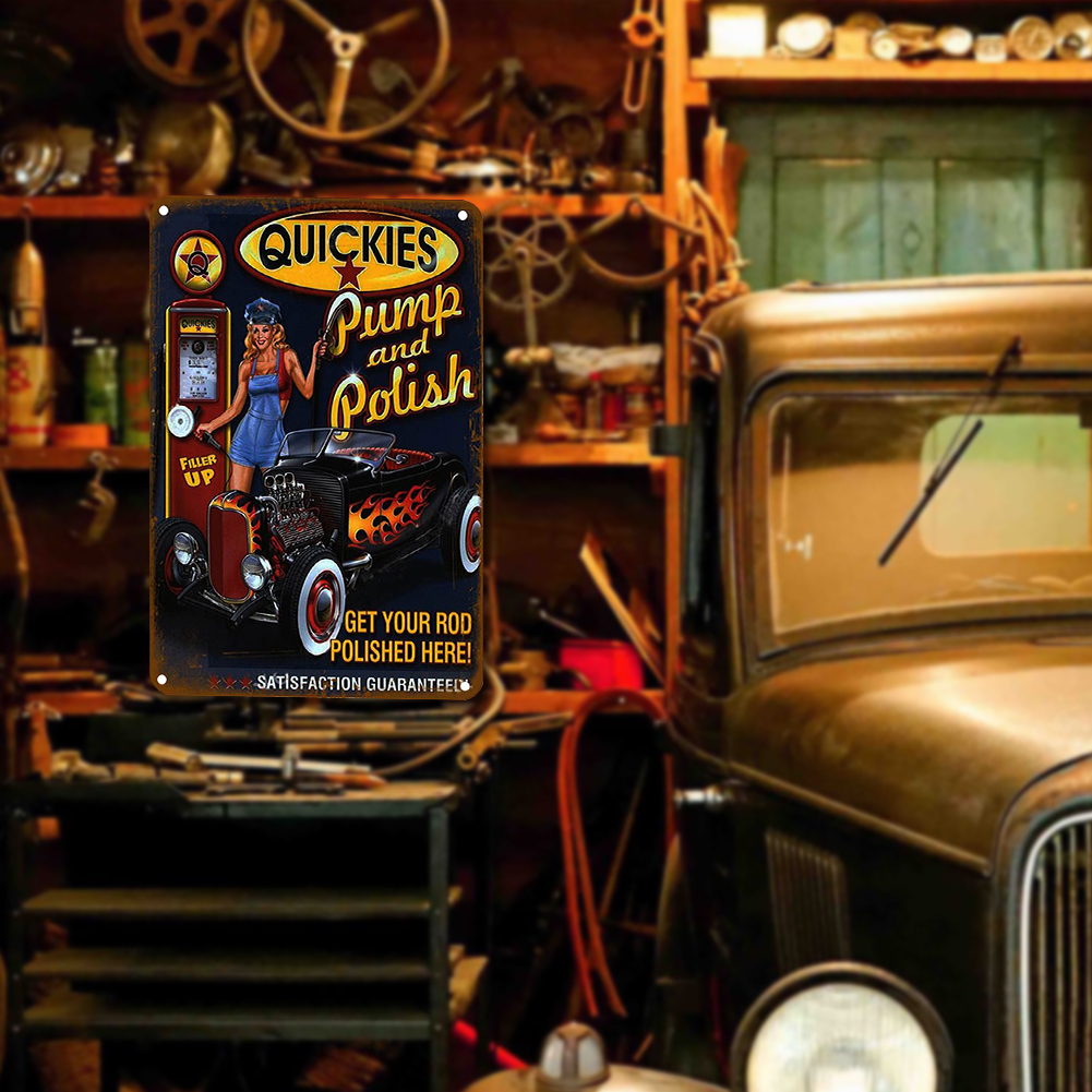 Car Model - Metal Tin Signs(8*12Inch/12*16Inch) - Garage&Transport