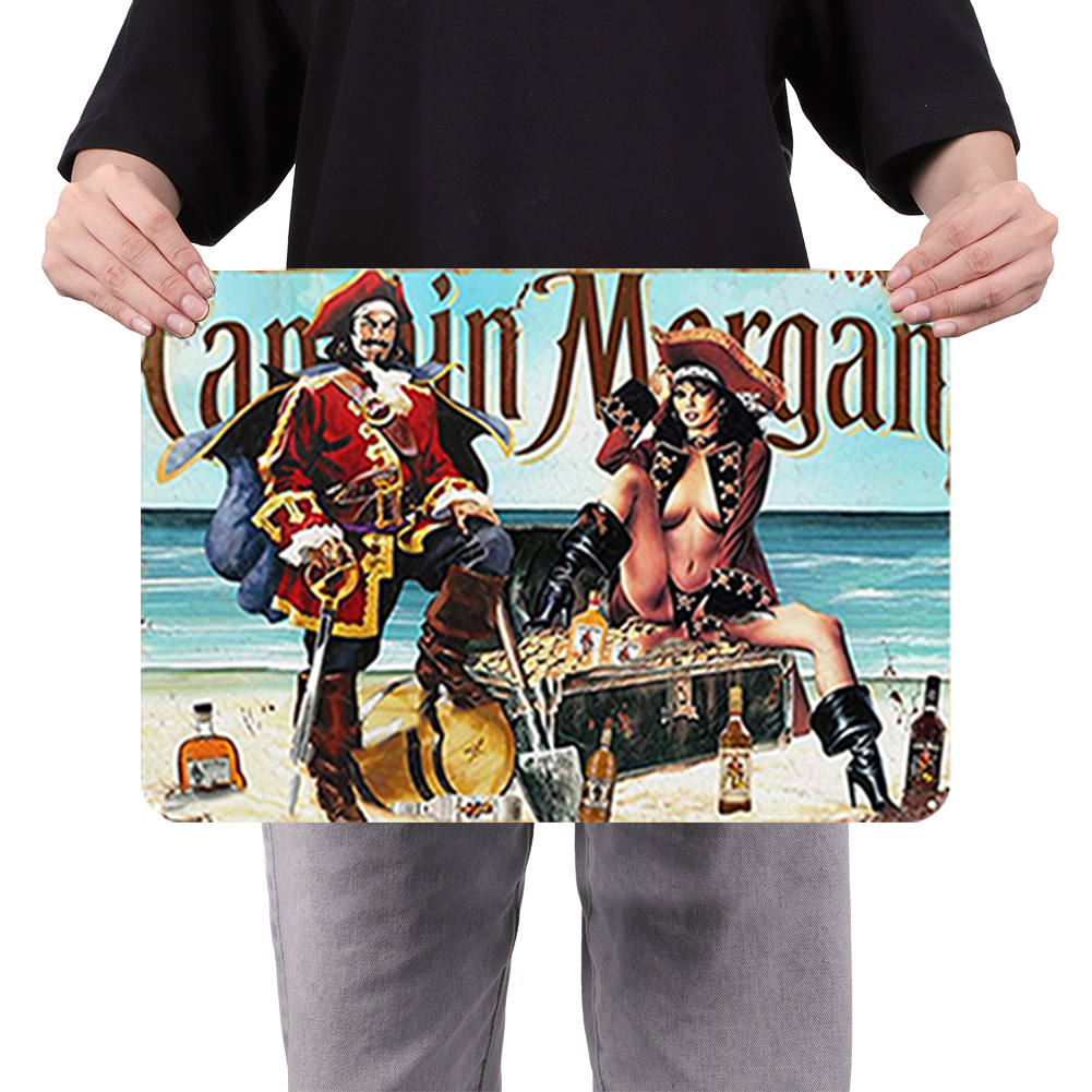Captain & Lady Morgan - Metal Tin Signs(8*12Inch/12*16Inch) - Bar