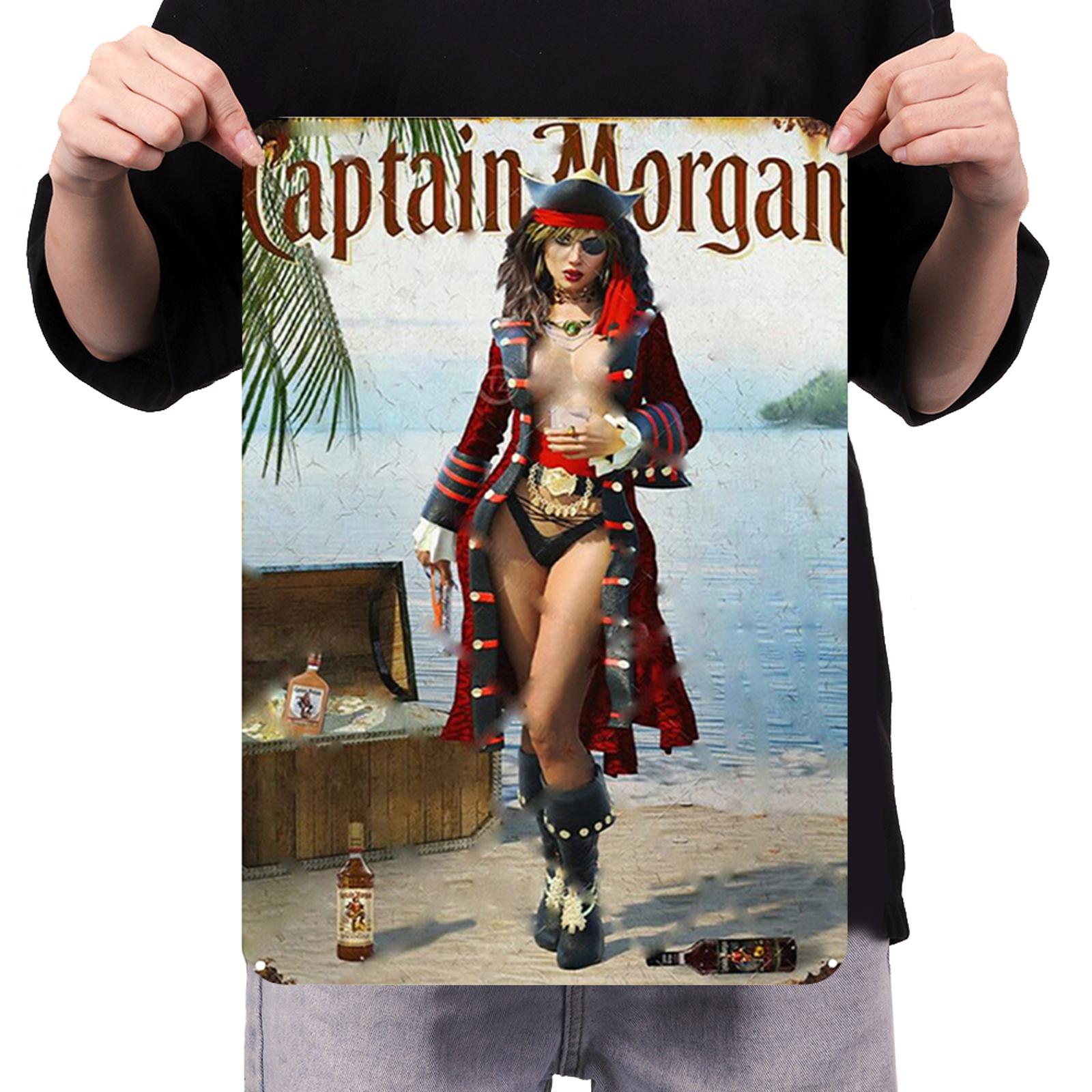 Captain & Lady Morgan - Metal Tin Signs(8*12Inch/12*16Inch) - Bar