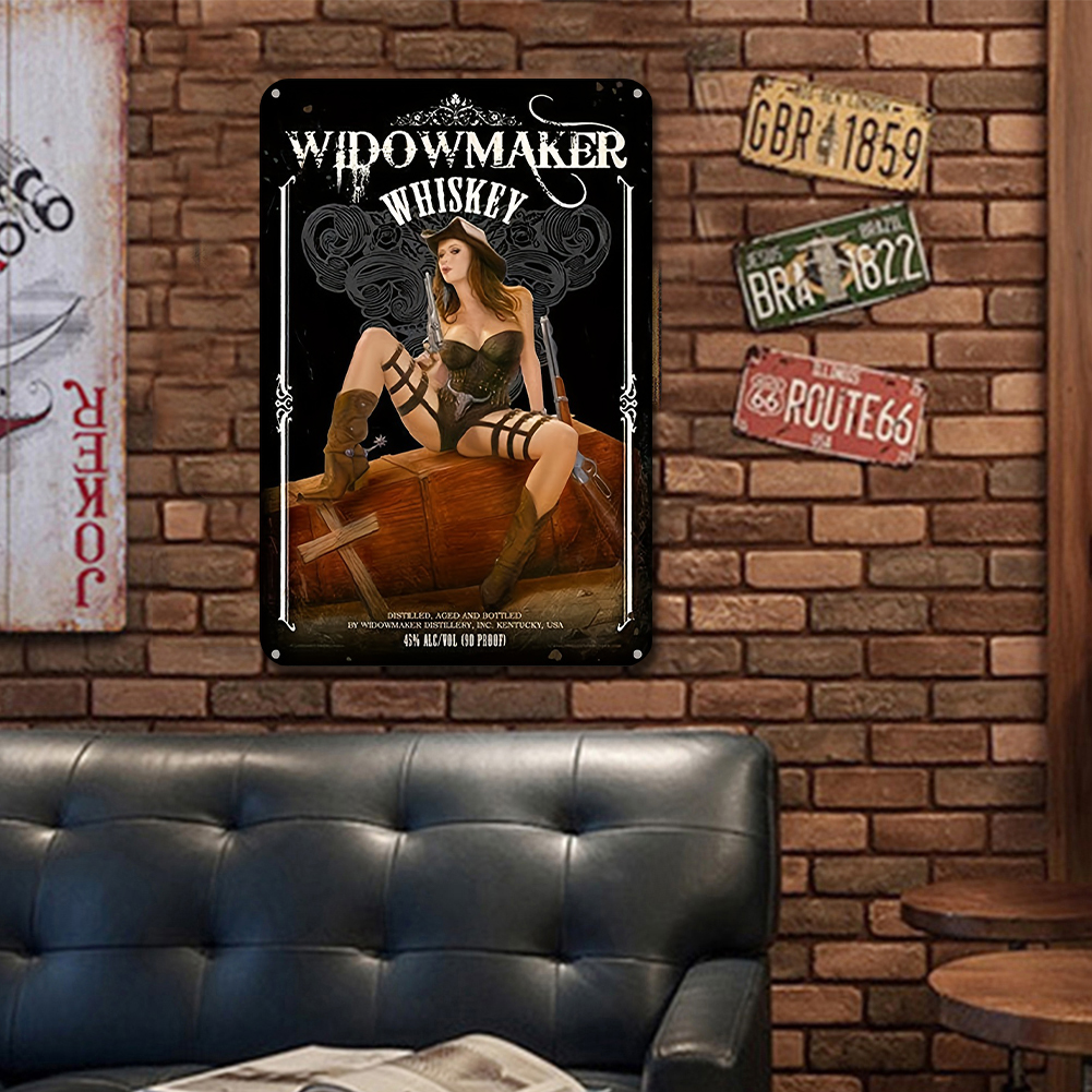 Widowmaker Whiskey - Metal Tin Signs(8*12Inch/12*16Inch) - Bar
