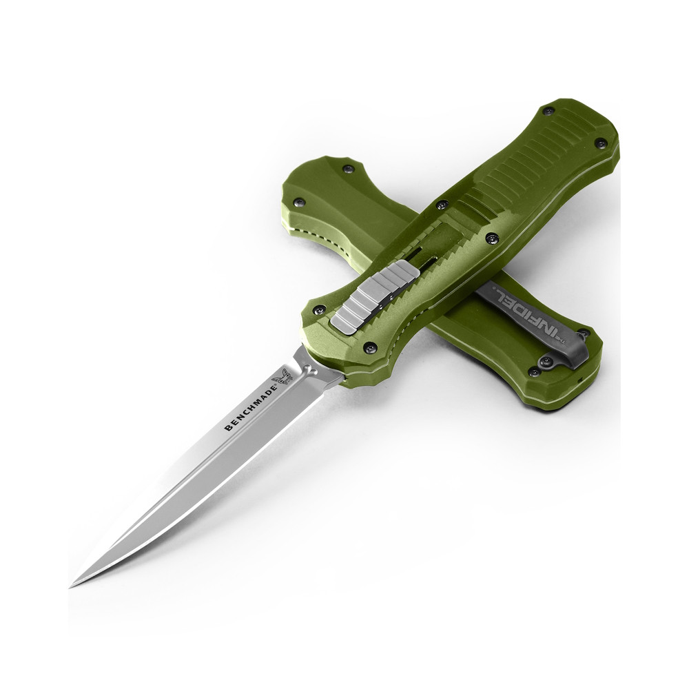 Benchmade, Inc.™ Infidel D/A OTF 3300-2302 Aluminum S30V Stainless Steel Pocket Knife