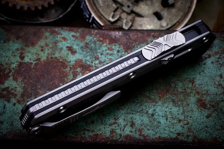 ✨Halloween Offers - Up to 85% OFF🎃 - Glykon OTF Automatic Knife Black Al + Ti (3.75) 🦇