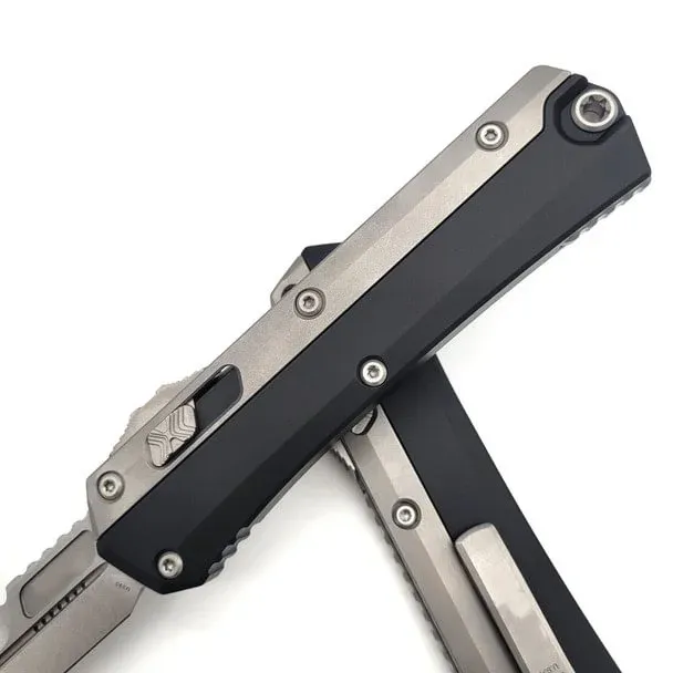 ✨Halloween Offers - Up to 85% OFF🎃 - Glykon OTF Automatic Knife Black Al + Ti (3.75) 🦇