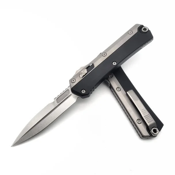 ✨Halloween Offers - Up to 85% OFF🎃 - Glykon OTF Automatic Knife Black Al + Ti (3.75) 🦇