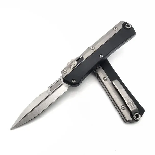 ✨Halloween Offers - Up to 85% OFF🎃 - Glykon OTF Automatic Knife Black Al + Ti (3.75) 🦇