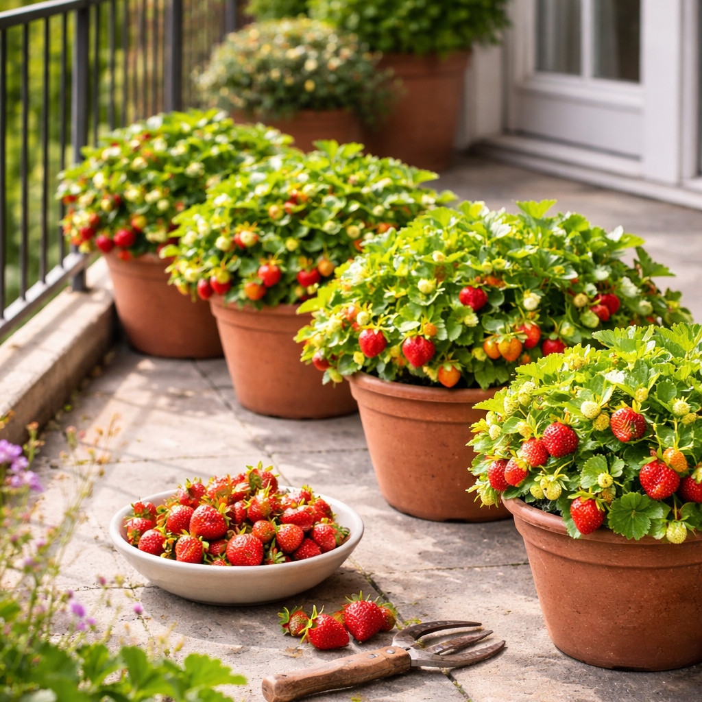 🍓 Pěstujte sladké jahody doma – sezónní senzace plná chuti a čerstvosti! 💫