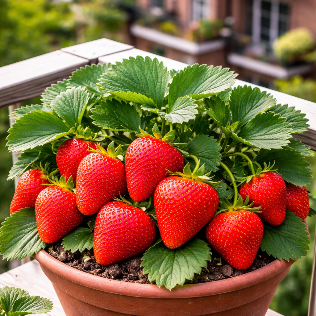 🍓 Pěstujte sladké jahody doma – sezónní senzace plná chuti a čerstvosti! 💫