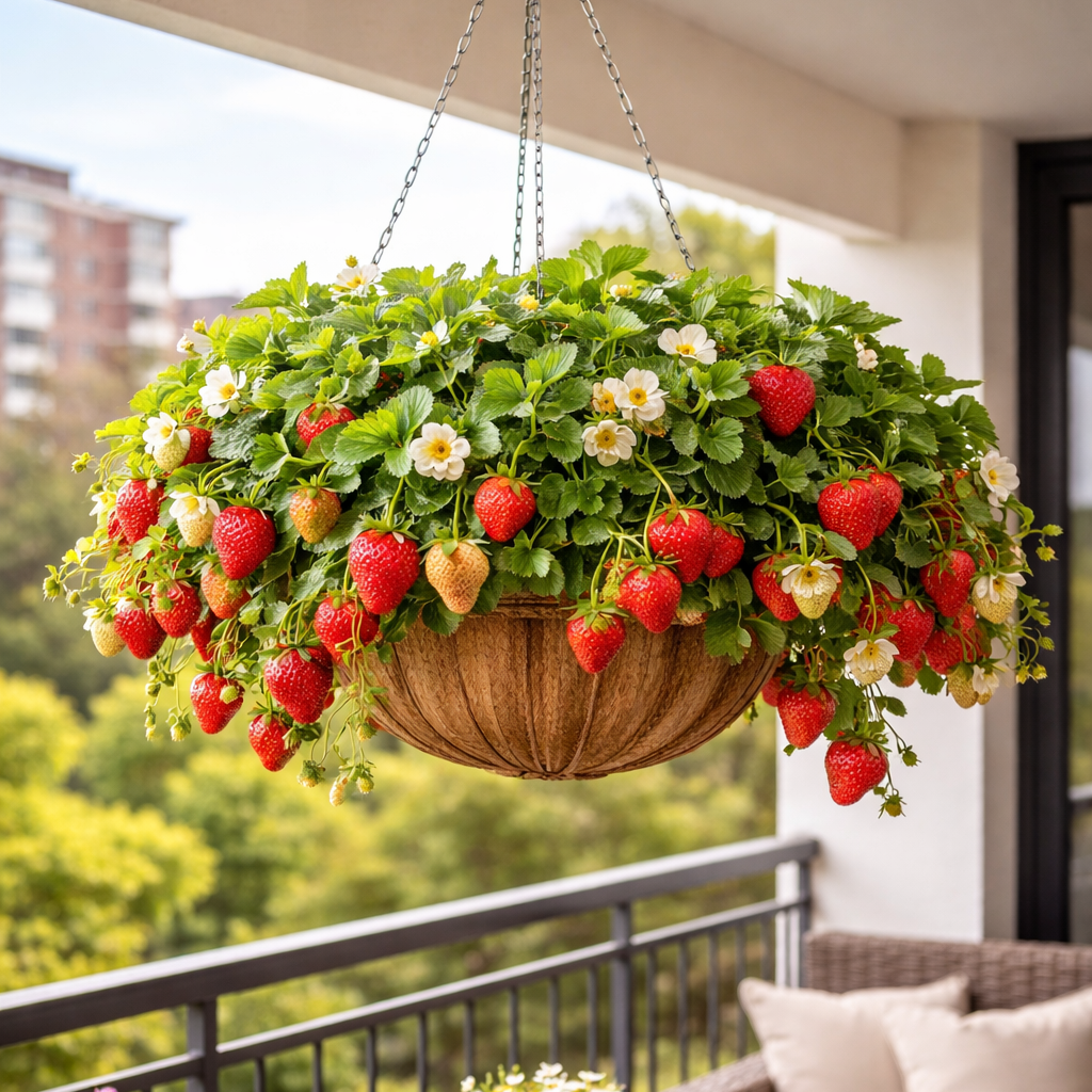 🍓 Pěstujte sladké jahody doma – sezónní senzace plná chuti a čerstvosti! 💫