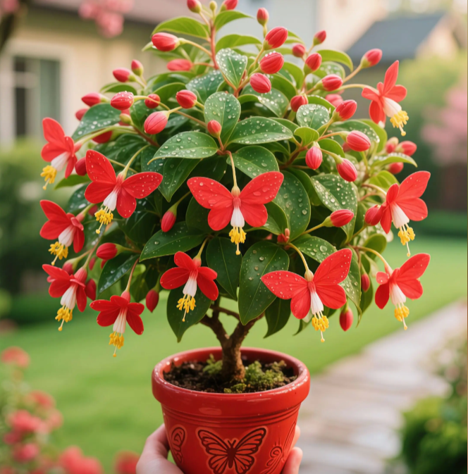 🦋✨ Golden Butterfly Vine Seeds – Create a Waterfall of Blooms! 🌿💛