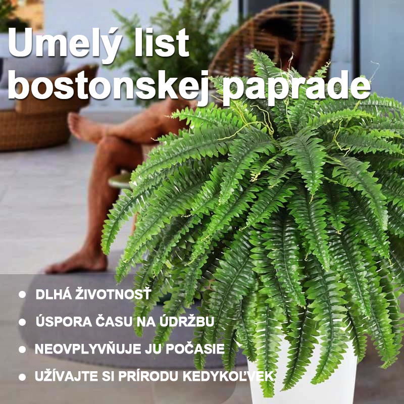 🔥 Posledný deň – zľava 75 % 🌿 UV odolná realistická umelá bostonská papraď
