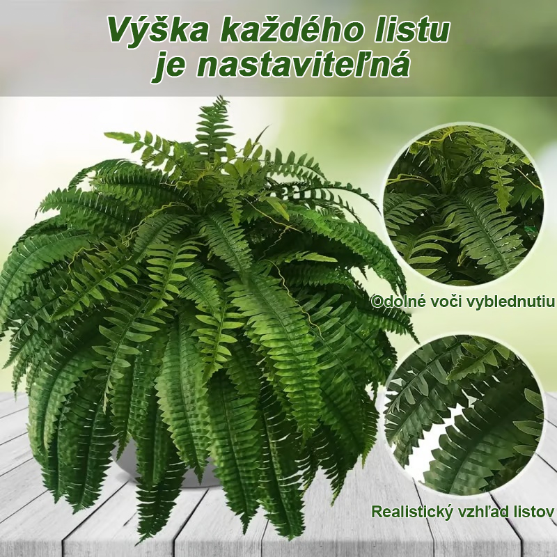 🔥 Posledný deň – zľava 75 % 🌿 UV odolná realistická umelá bostonská papraď