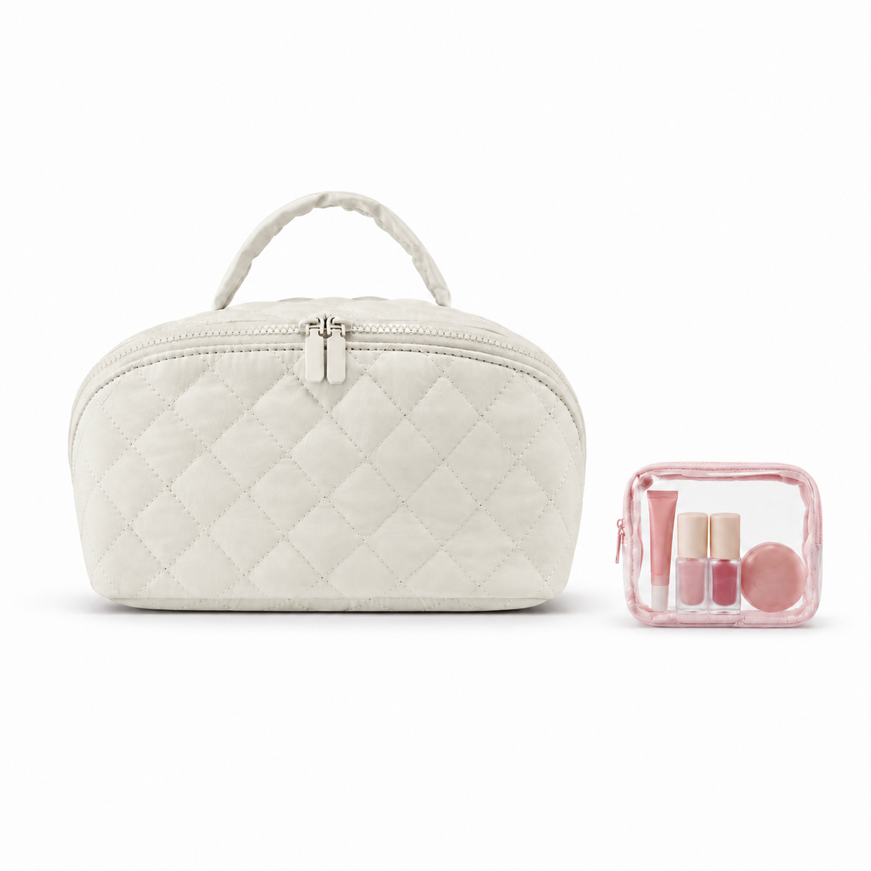 2Pcs Travel Makeup Bag