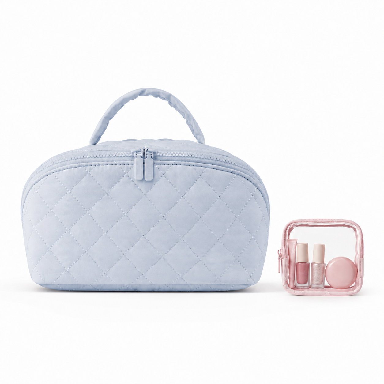2Pcs Travel Makeup Bag