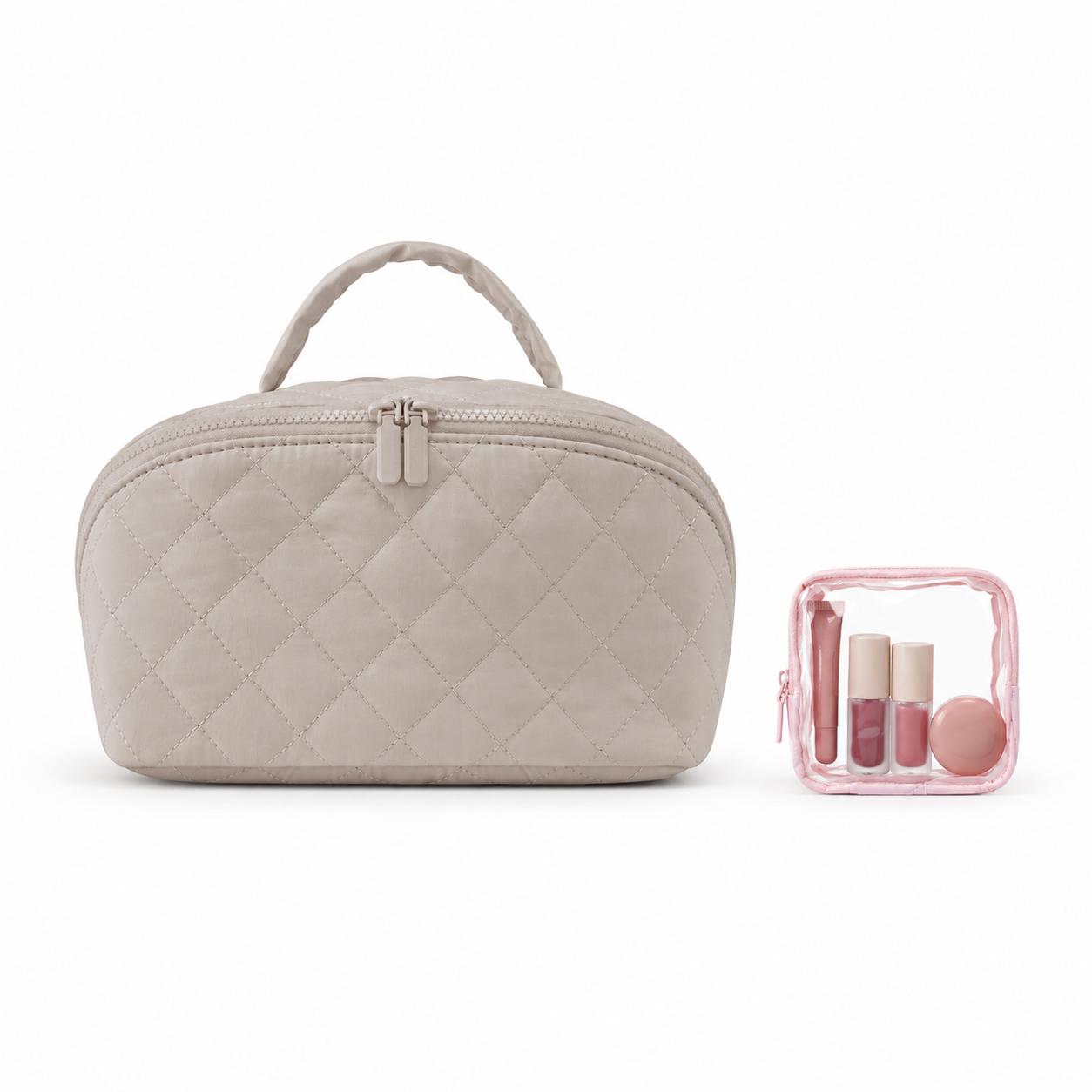 2Pcs Travel Makeup Bag