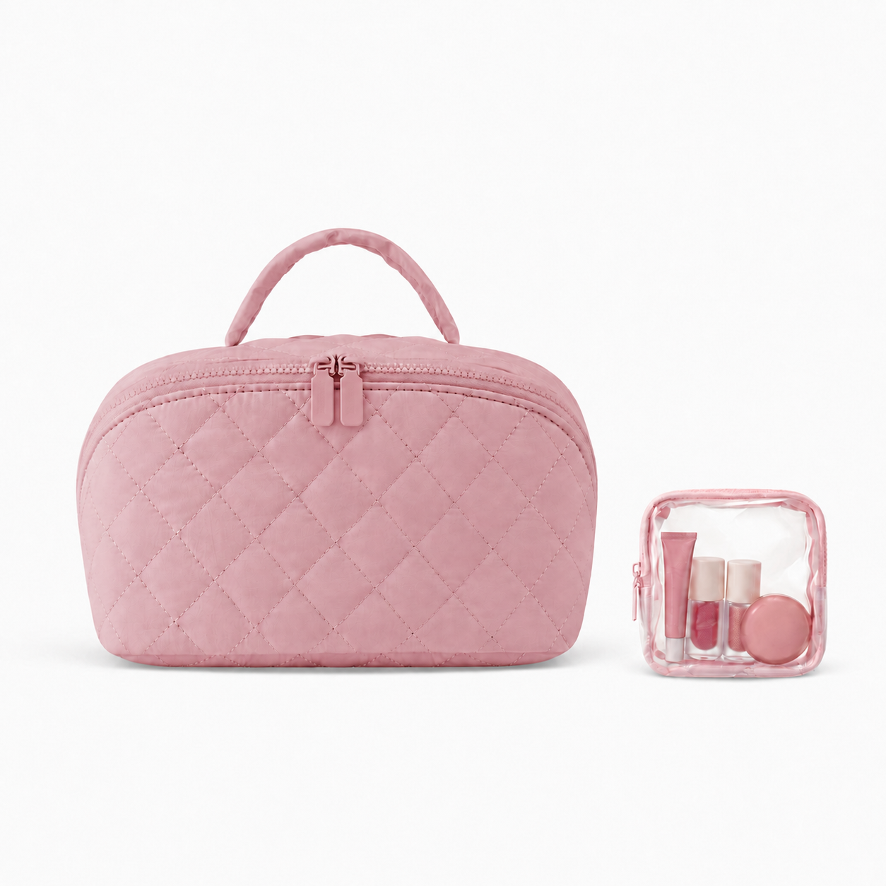2Pcs Travel Makeup Bag