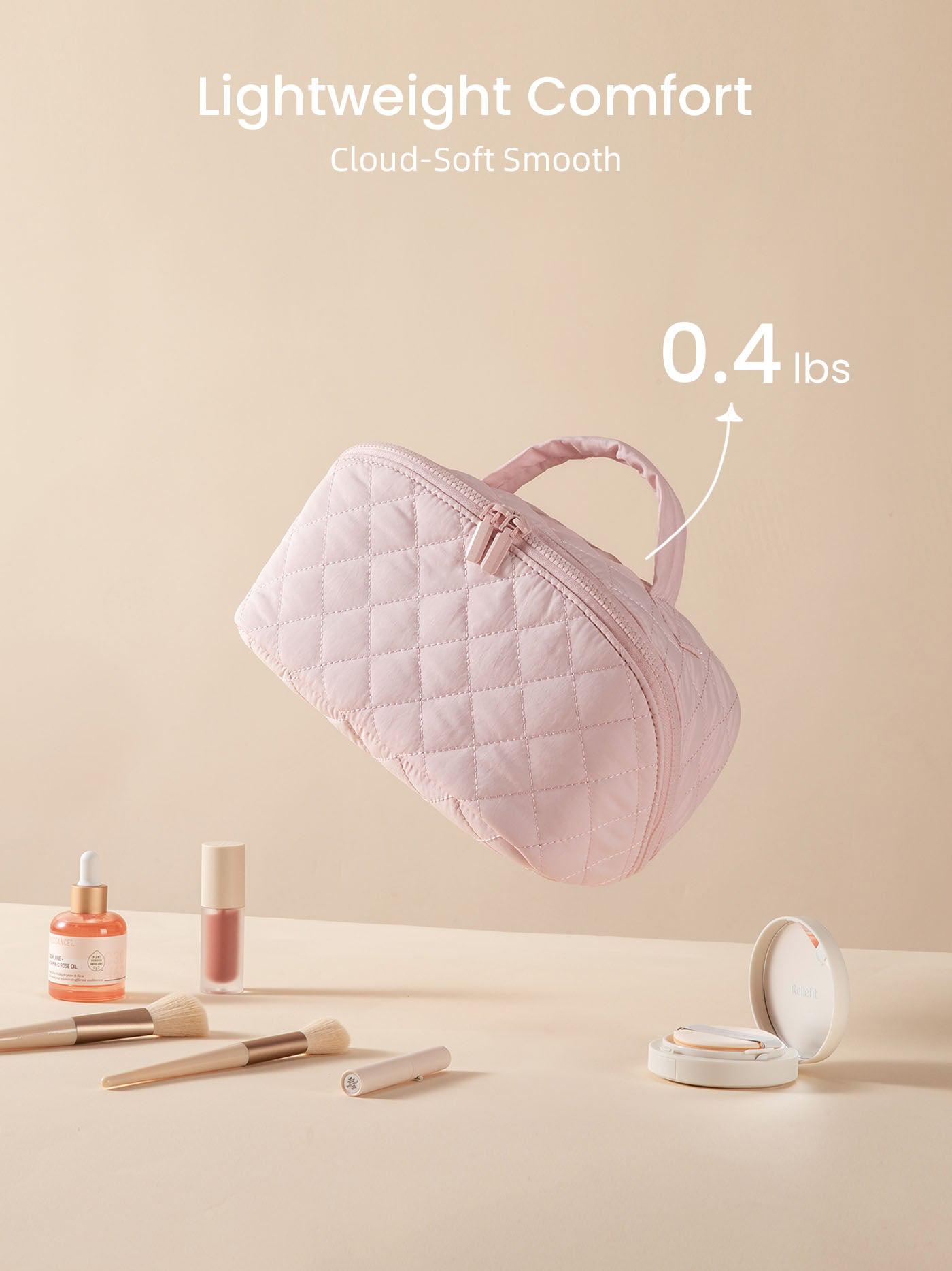 2Pcs Travel Makeup Bag