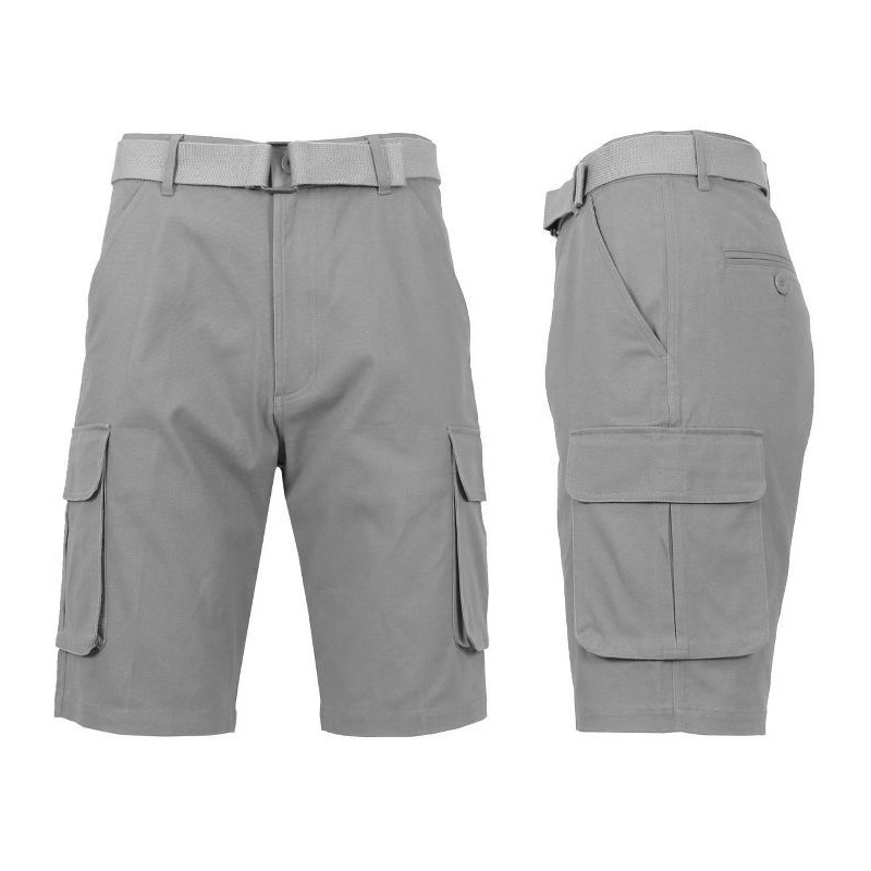Men's Belted Cargo Shorts, Cotton Stretch Shorts with Multi Pockets------Buy 4 Get Extra 40% Off & Free Shipping