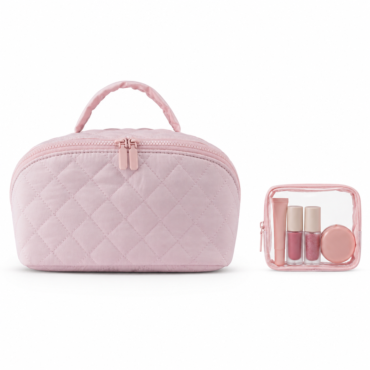 2Pcs Travel Makeup Bag