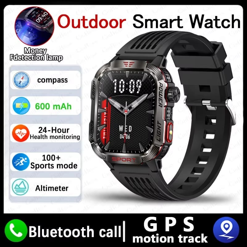 🔥LAST DAY 49% OFF-Military Outdoor Sports Smart Watch for Android & IOS