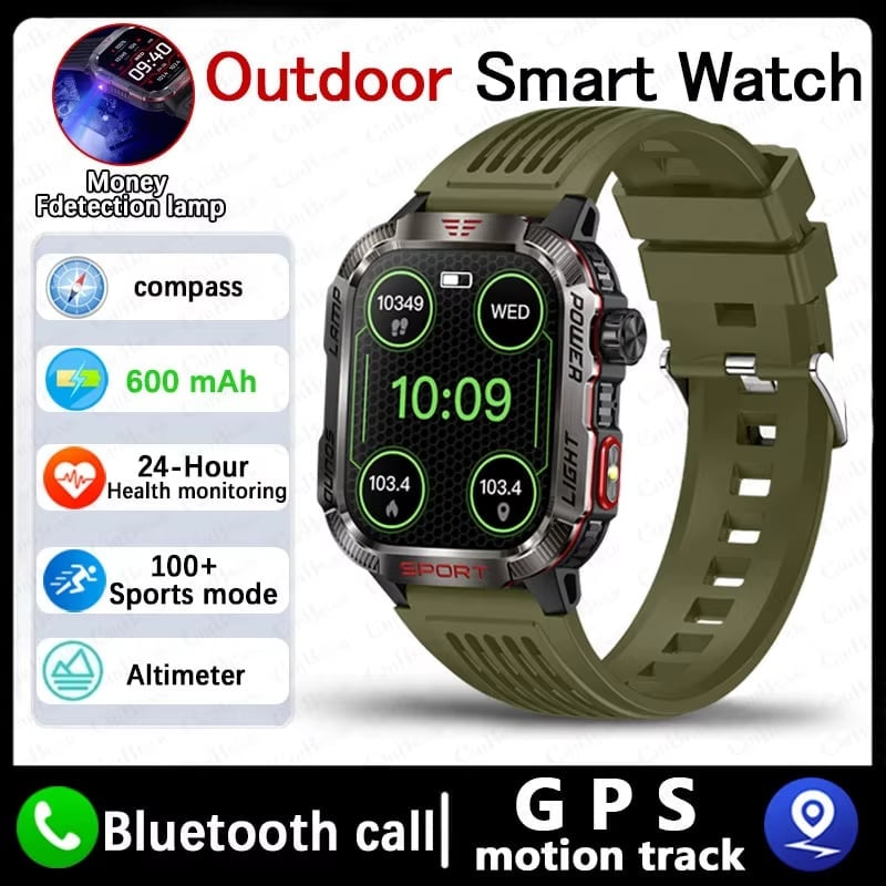 🔥LAST DAY 49% OFF-Military Outdoor Sports Smart Watch for Android & IOS