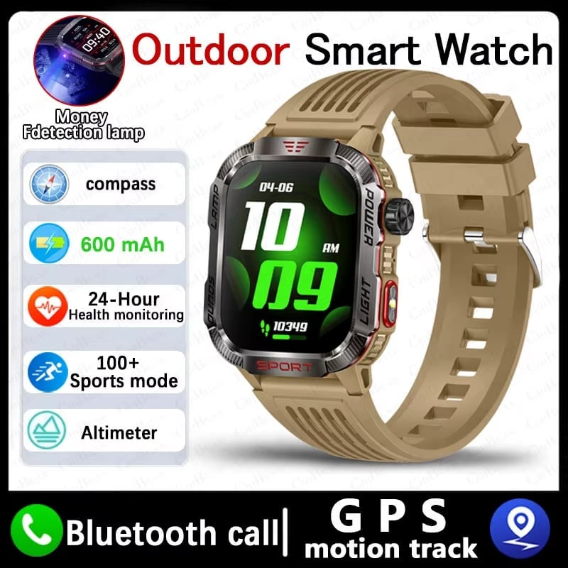 🔥LAST DAY 49% OFF-Military Outdoor Sports Smart Watch for Android & IOS